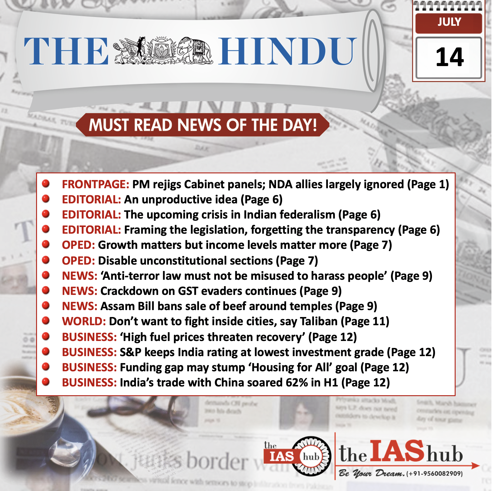TH-Headlines-14 July-theIAShub