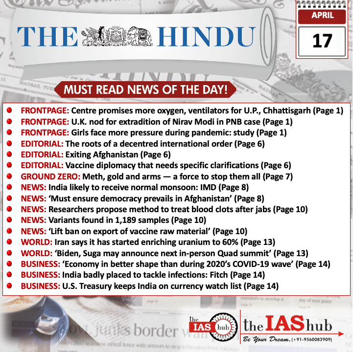 TH_Headlines_17 April_theIAShub