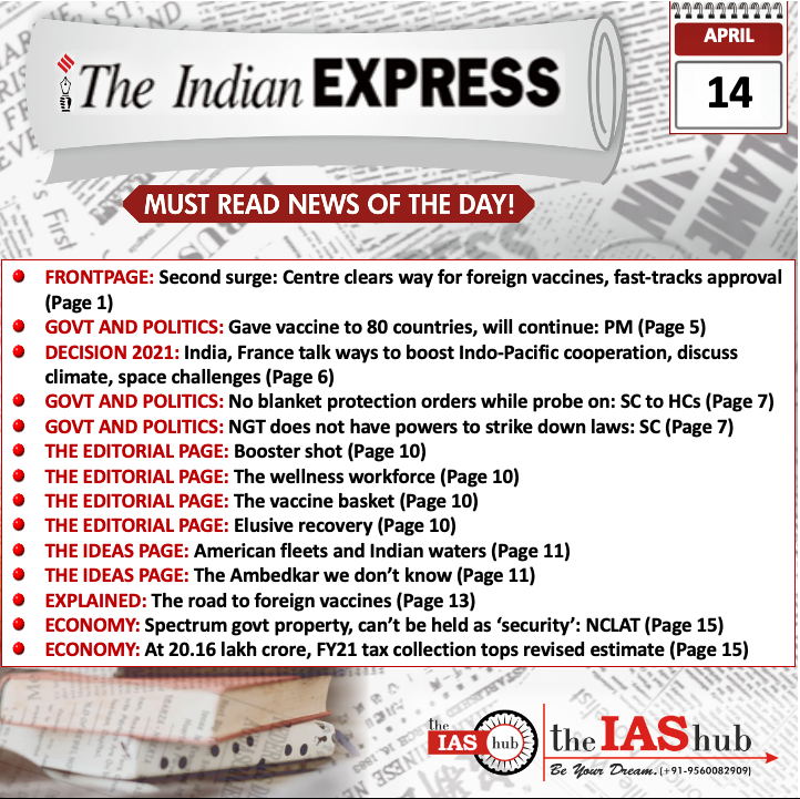 IE_Headlines_14 April_theIAShub