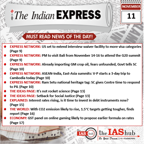IE_11th Nov_Daily Headlines