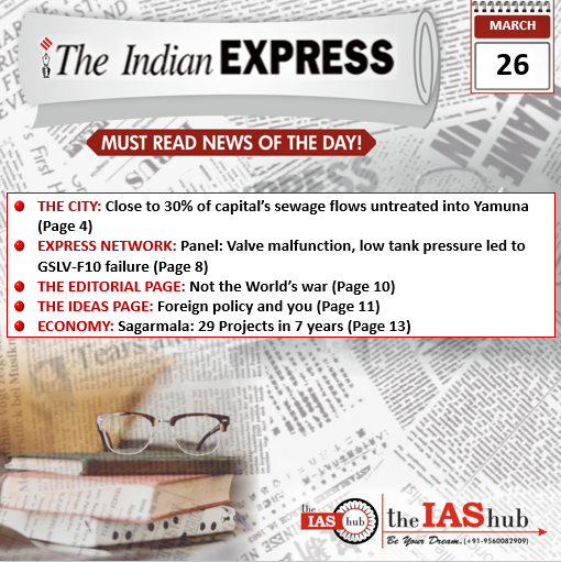 Indian Express 26 March