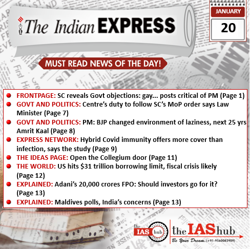 IE_20th January_Daily Headlines