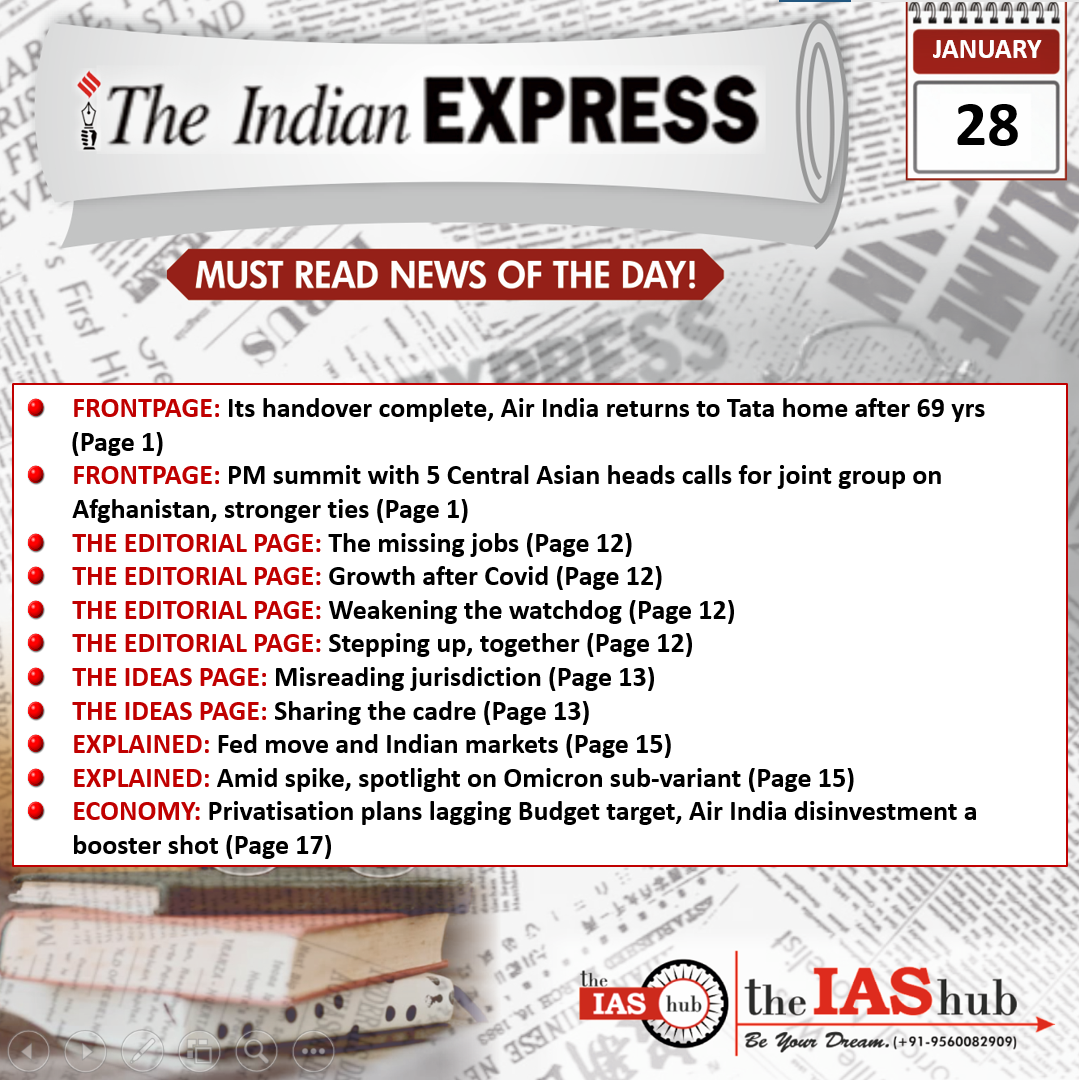 Indian Express 28 Jan