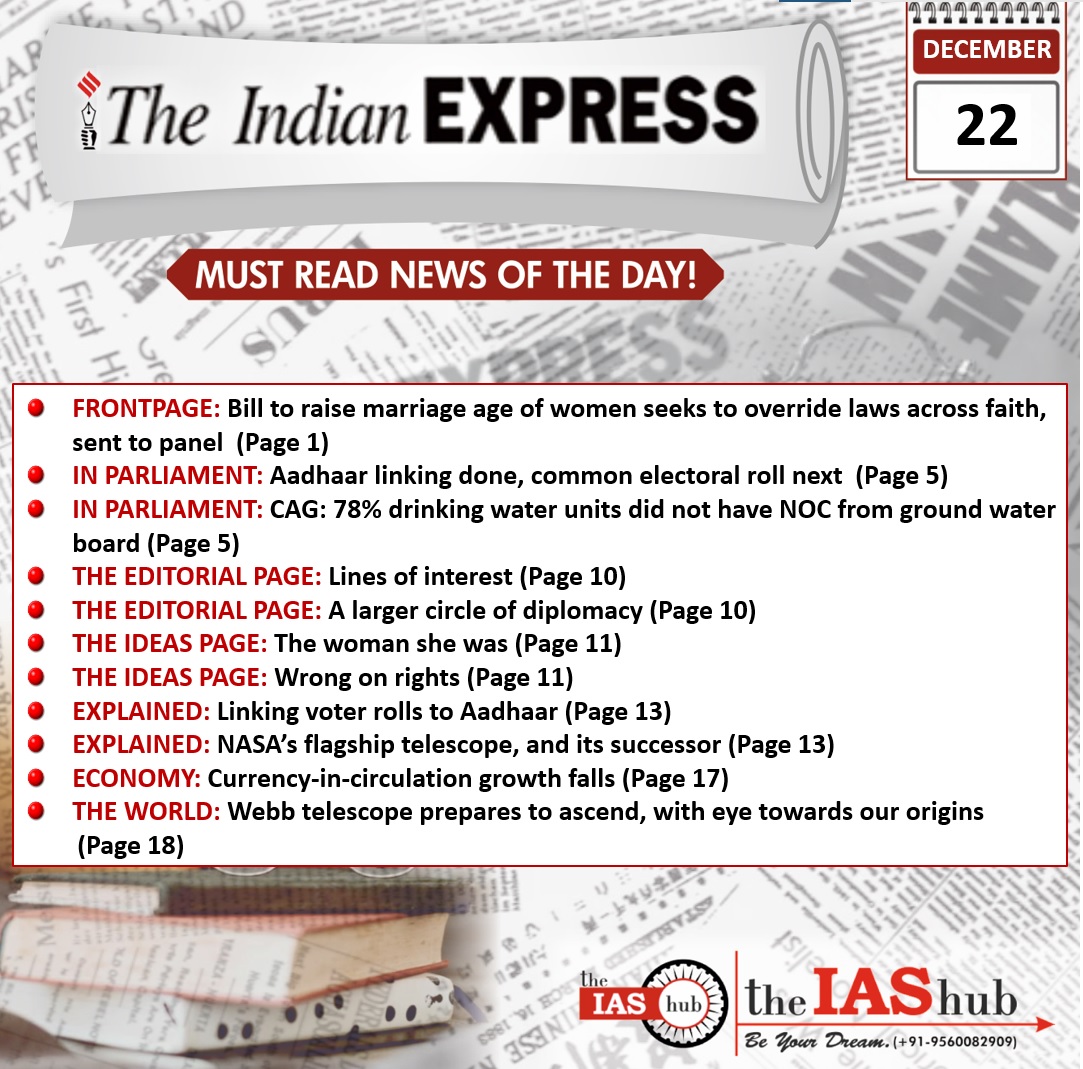 Indian Express 22 Dec