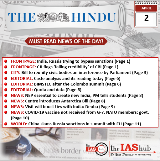 2 April The Hindu