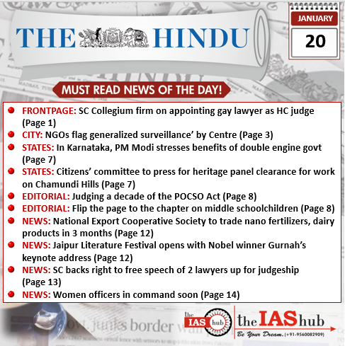 TH_20th January_Daily Headlines