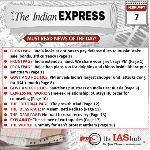 IE_7th February_Daily Headlines