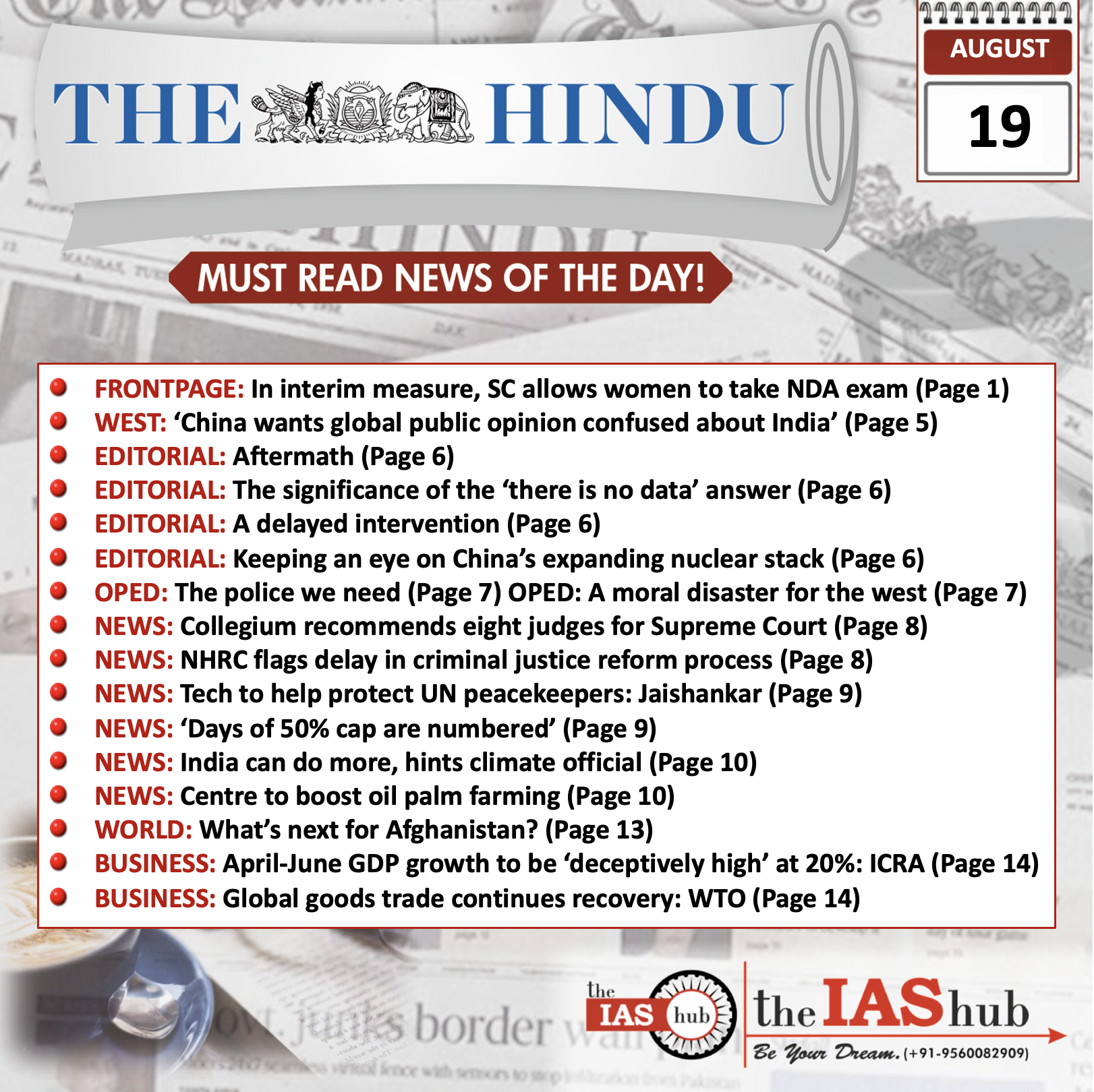 TH-Headlines-19 Aug-theIAShub