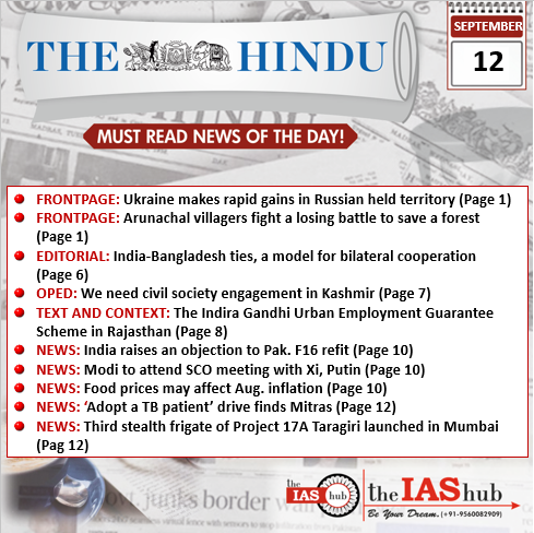 TH_12th Sept_Daily Headlines