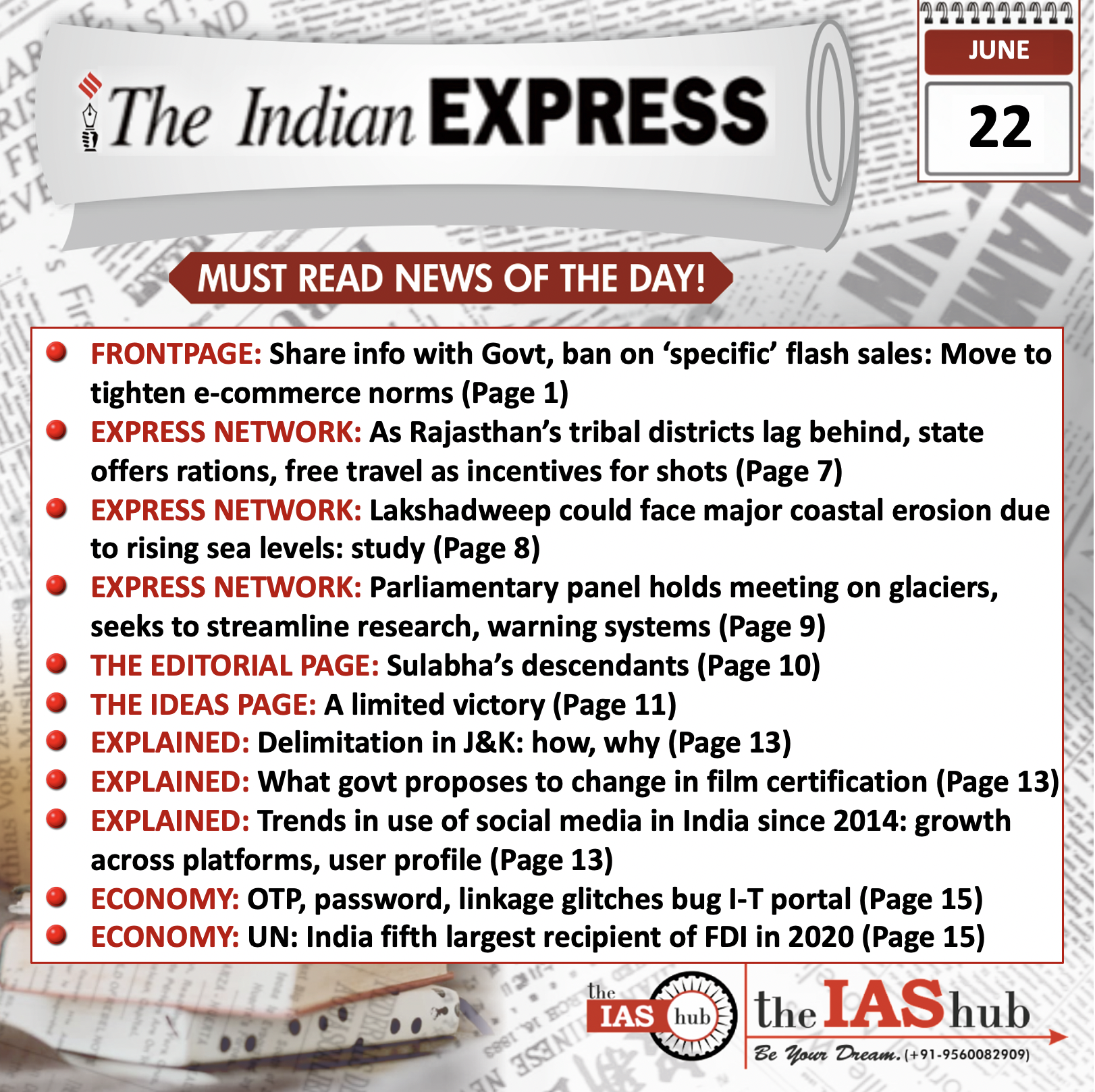 IE_Headlines_22 Jun_theIAShub