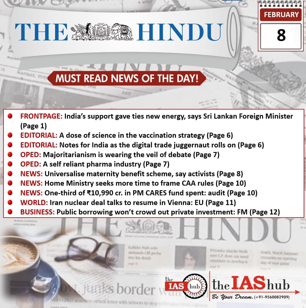 The Hindu 8th Feb