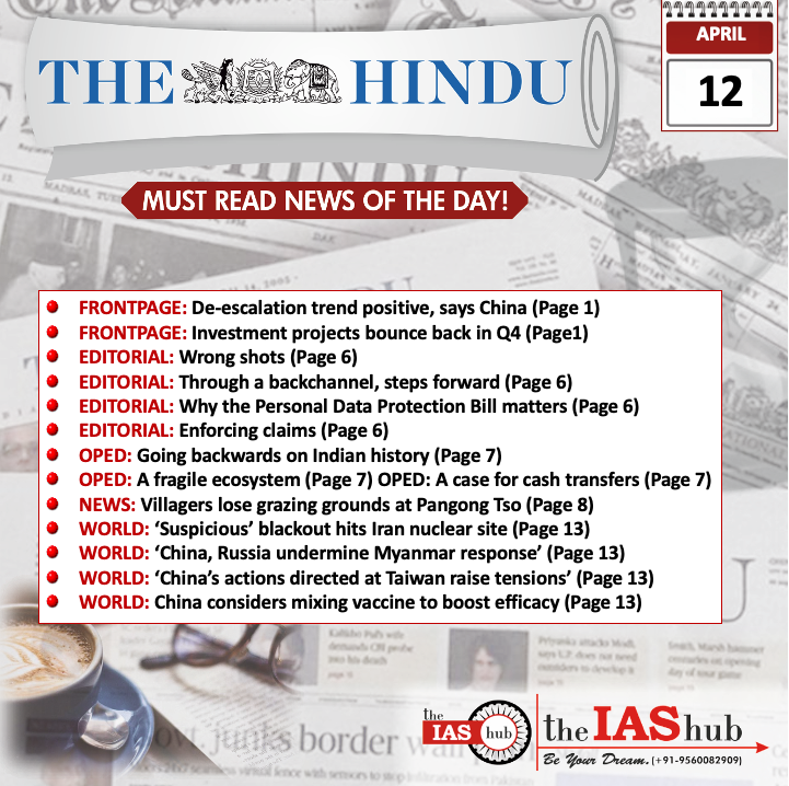 TH_Headlines_12 April_theIAShub
