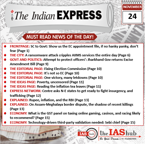 IE_24th Nov_Daily Headlines