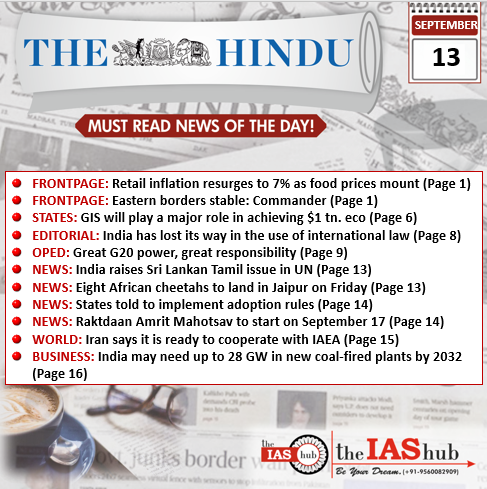 TH_13th Sept_Daily Headlines
