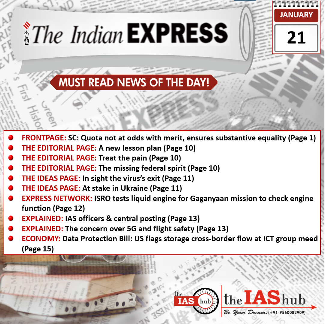 Indian Express 21 Jan