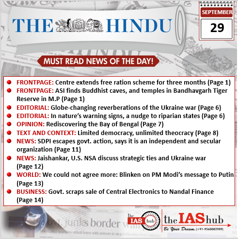 TH_29th Sept_Daily Headlines