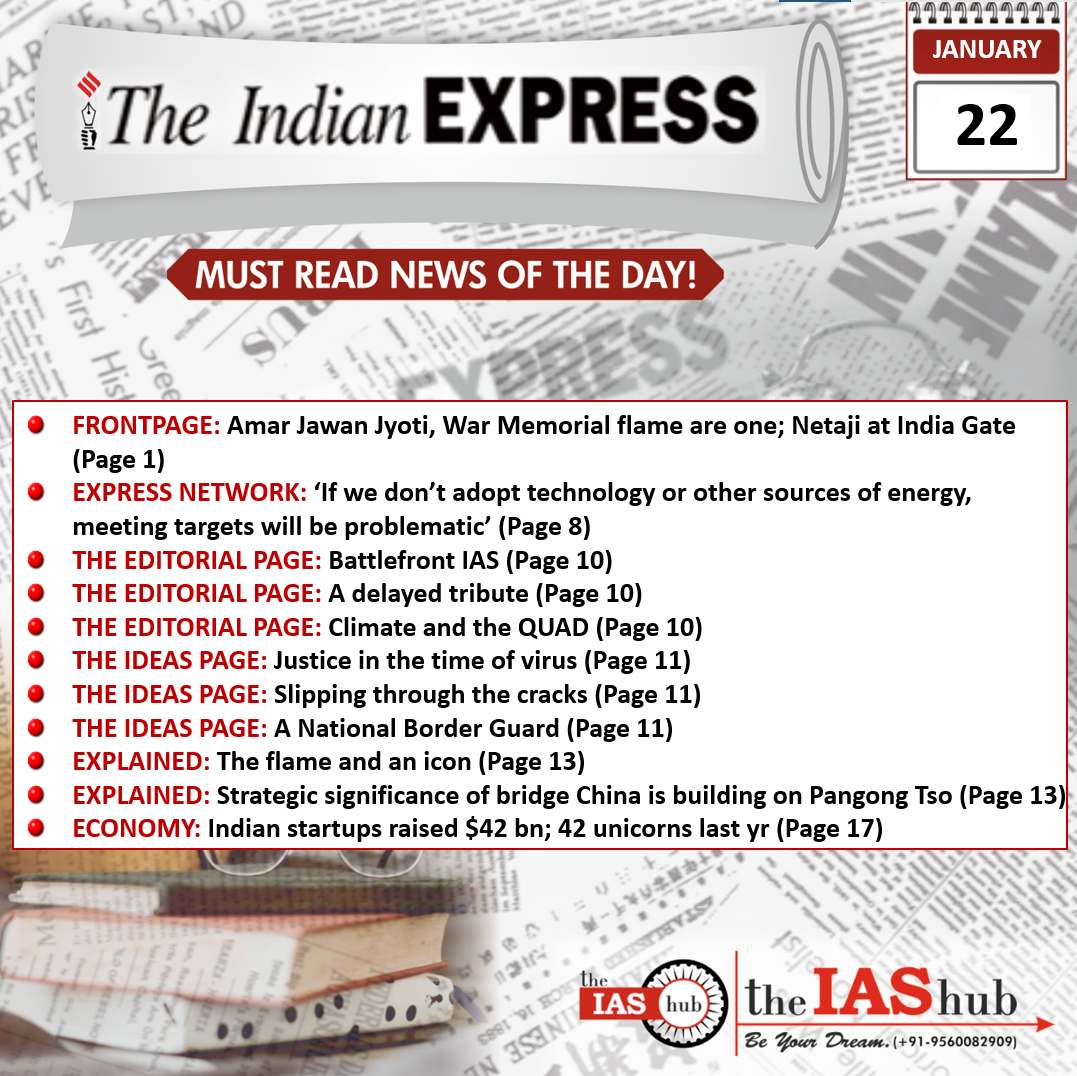 Indian Express 22 Jan