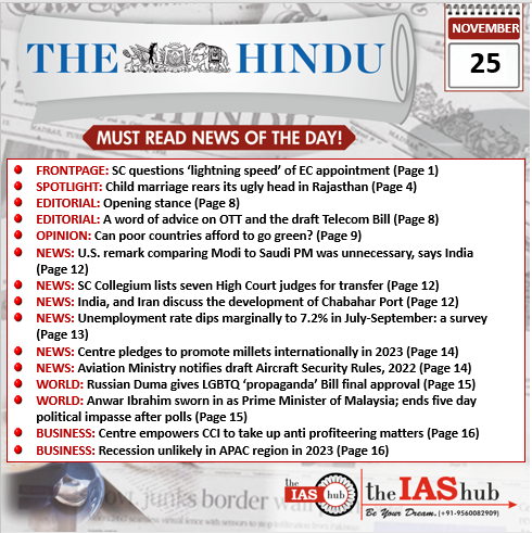 TH_25th Nov_Daily Headlines