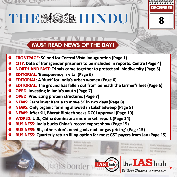 The Hindu_Headlines_8 Dec_theIAShub