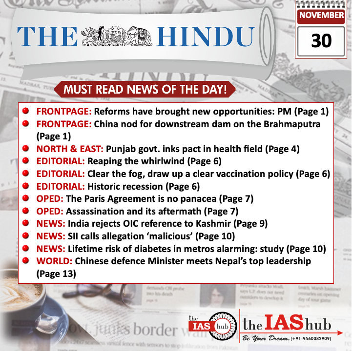 The Hindu_Headlines_theIAShub