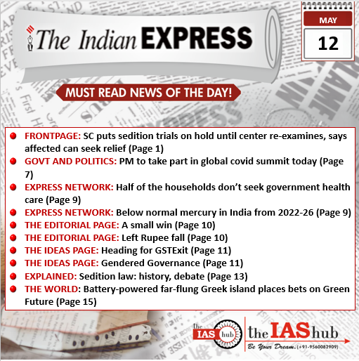 Indian Express 12 May