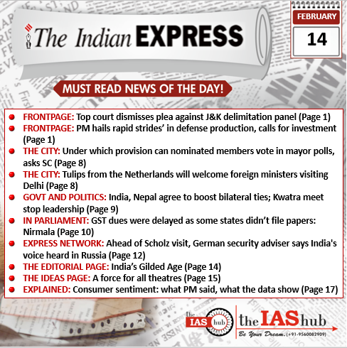 IE_14th Feb 23_Daily Headlines