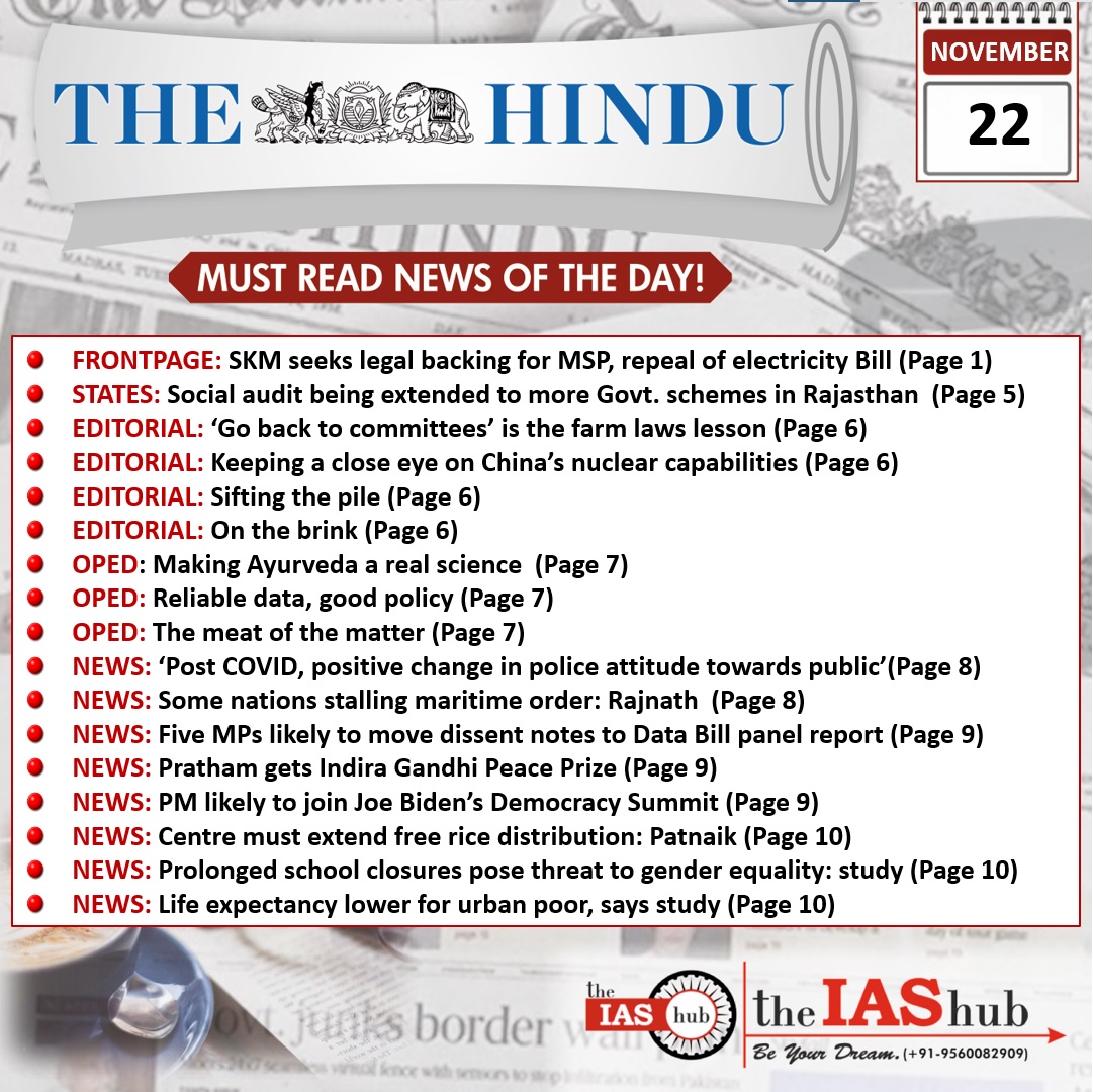 TH_22Nov_DailyHeadlines