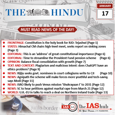 TH_17th January_Daily Headlines