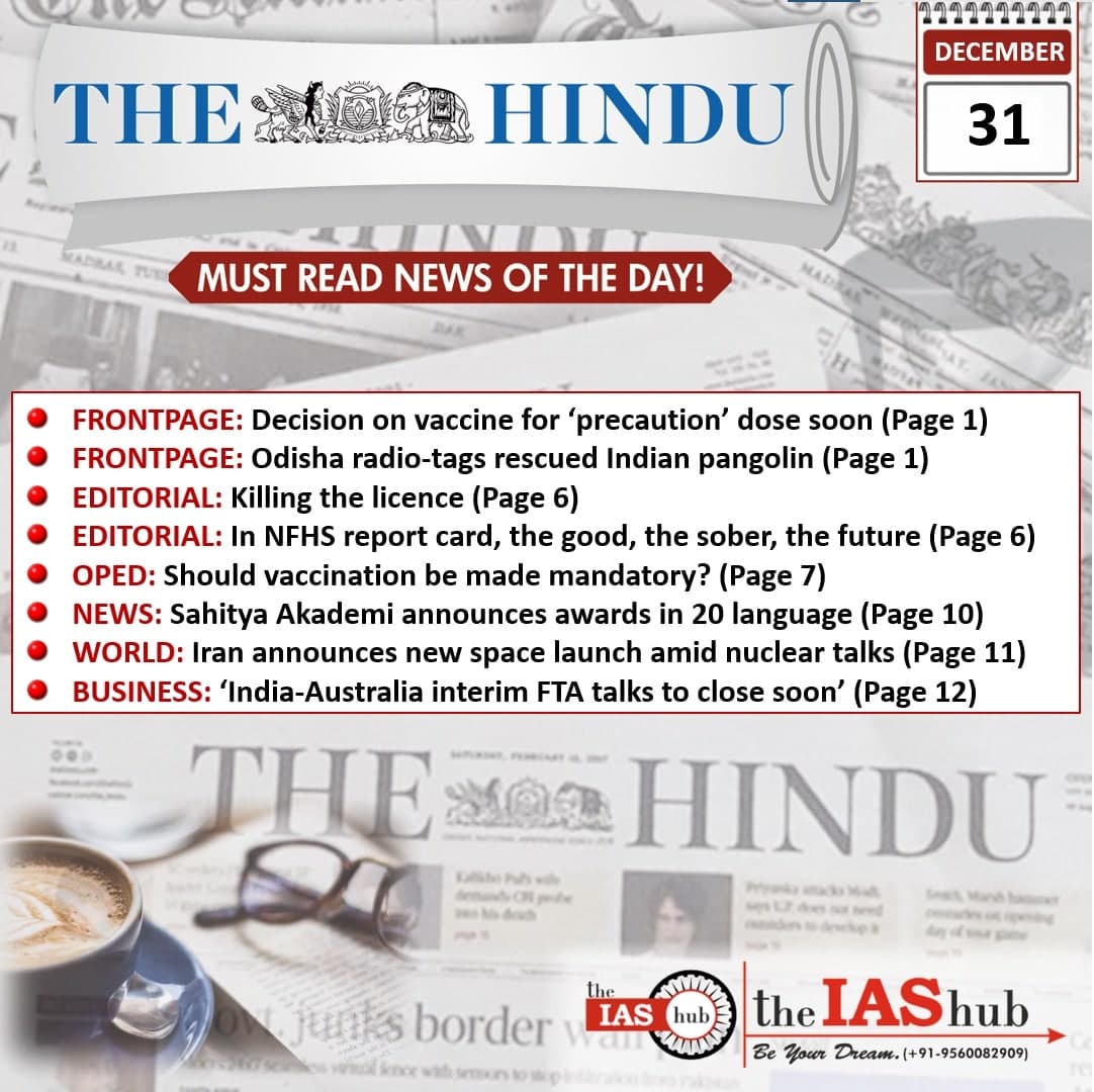 The Hindu 31 Dec