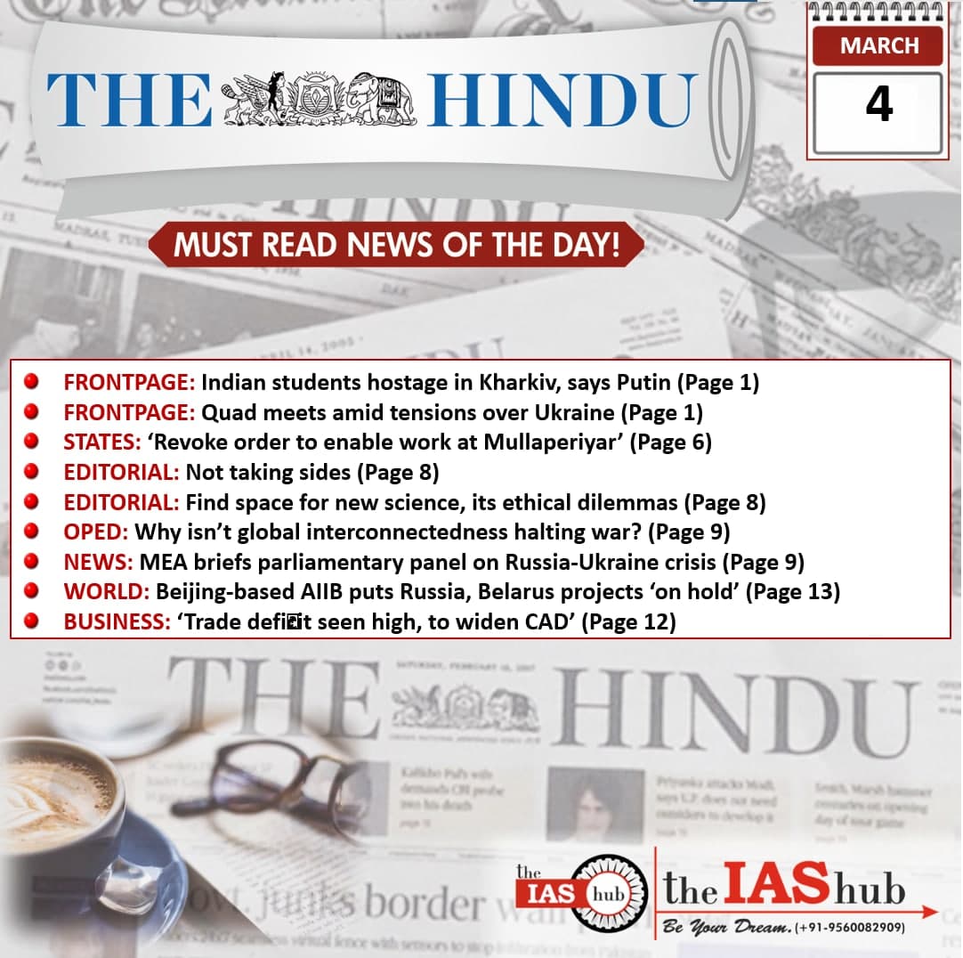 The Hindu 4 March