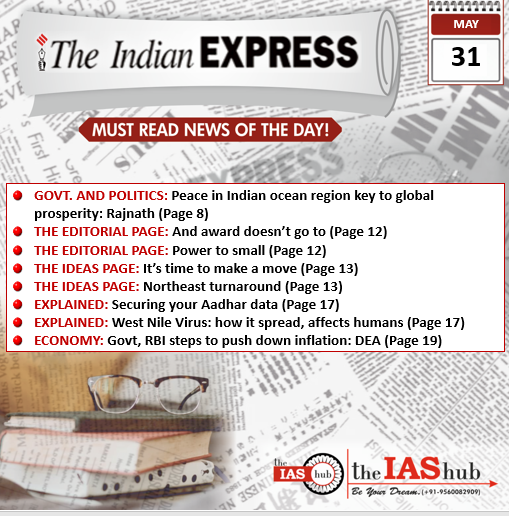 Indian Express 31 May