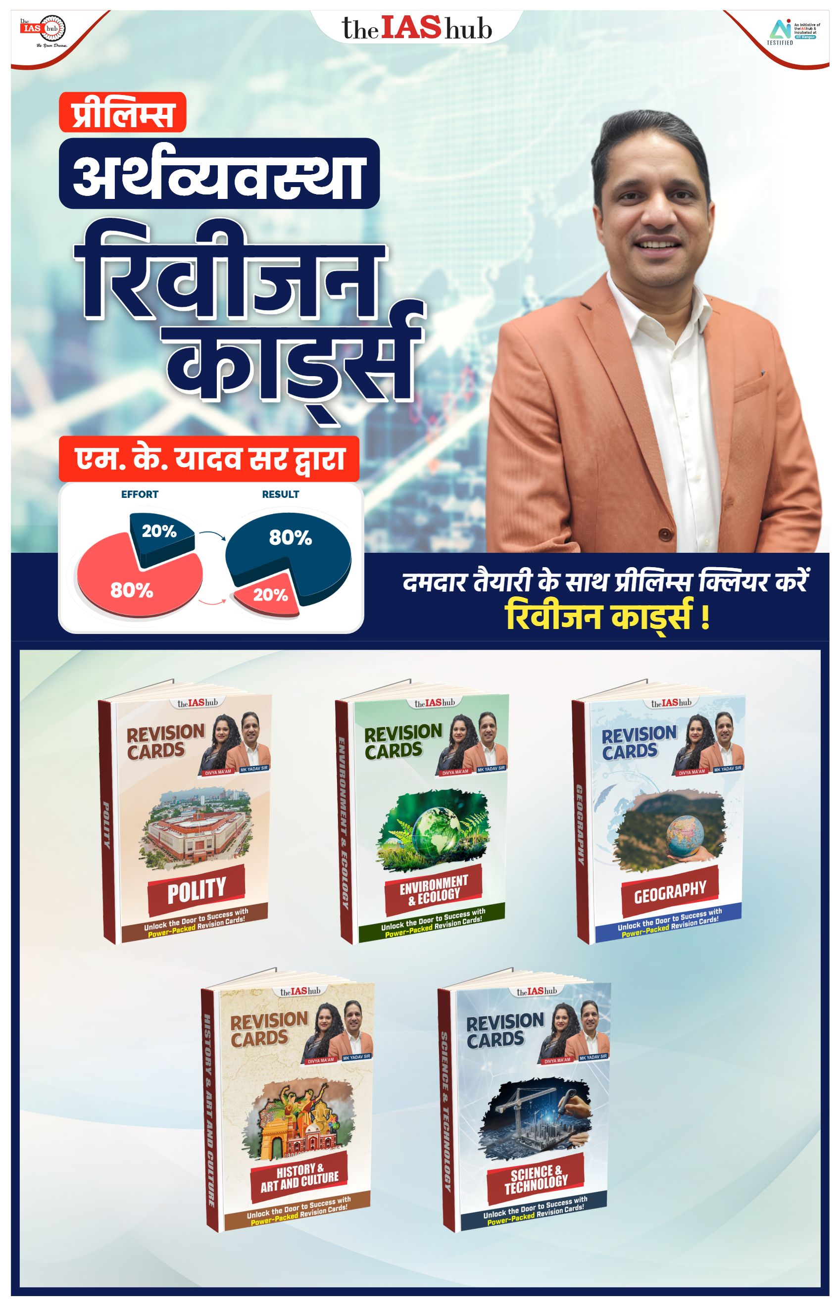 Economics Revision Card in Hindi