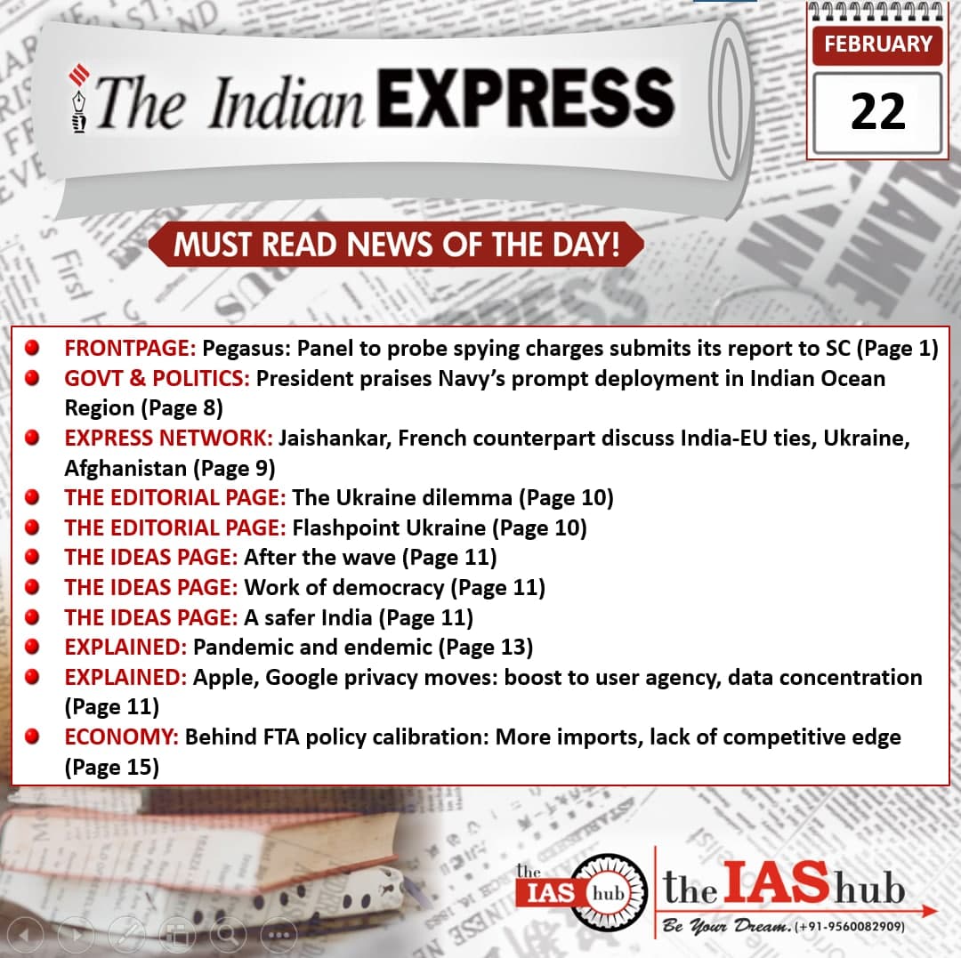 Indian Express 22 Feb