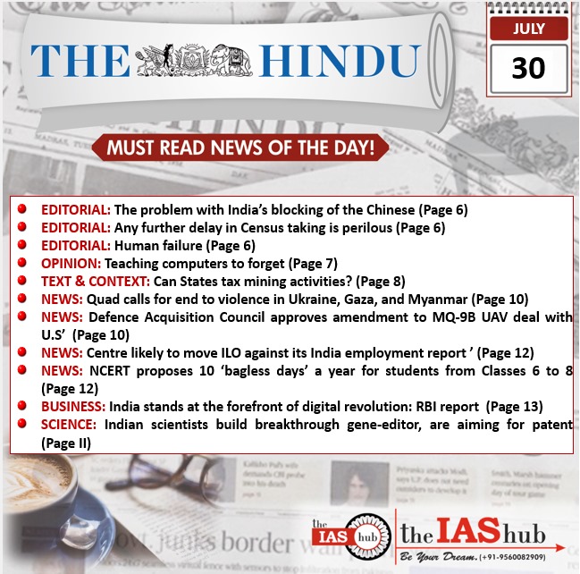 TH_Headlines_30 July	