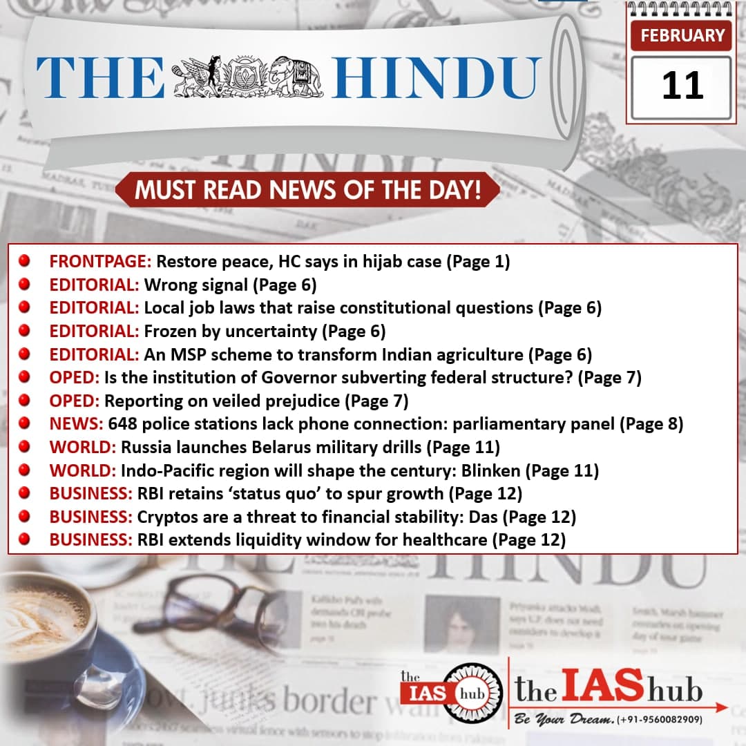 The Hindu 11th Feb