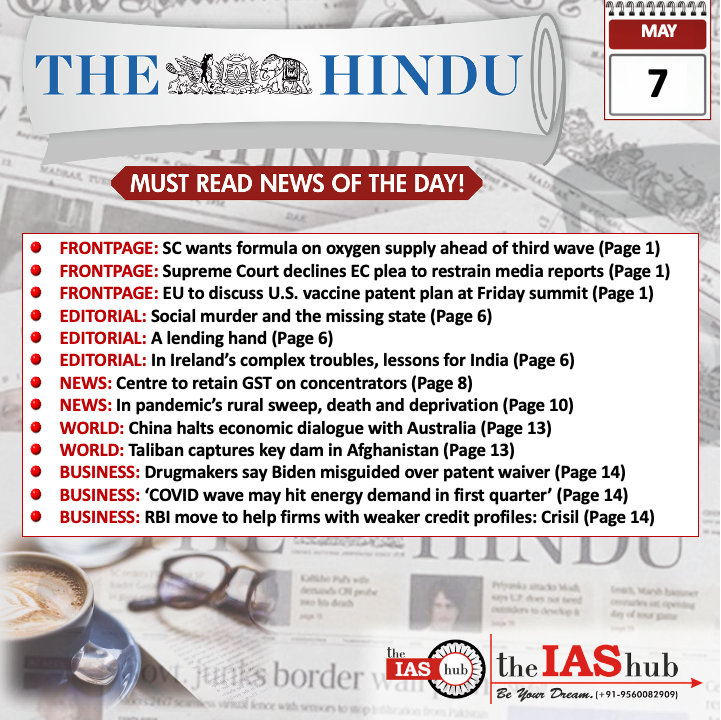 TH_Headlines_7 May_theIAShub