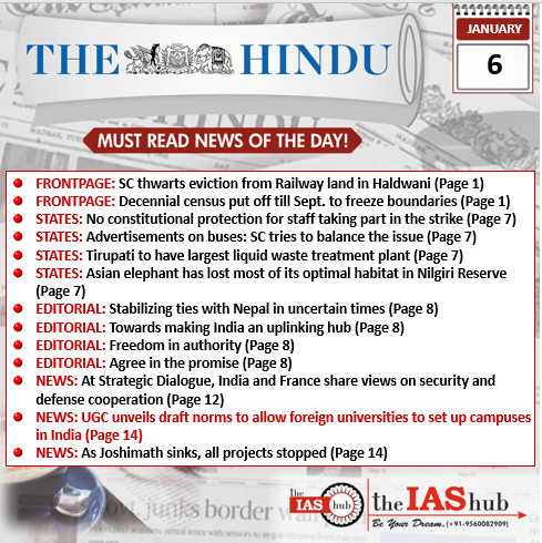 TH_6 Jan_Daily Headlines