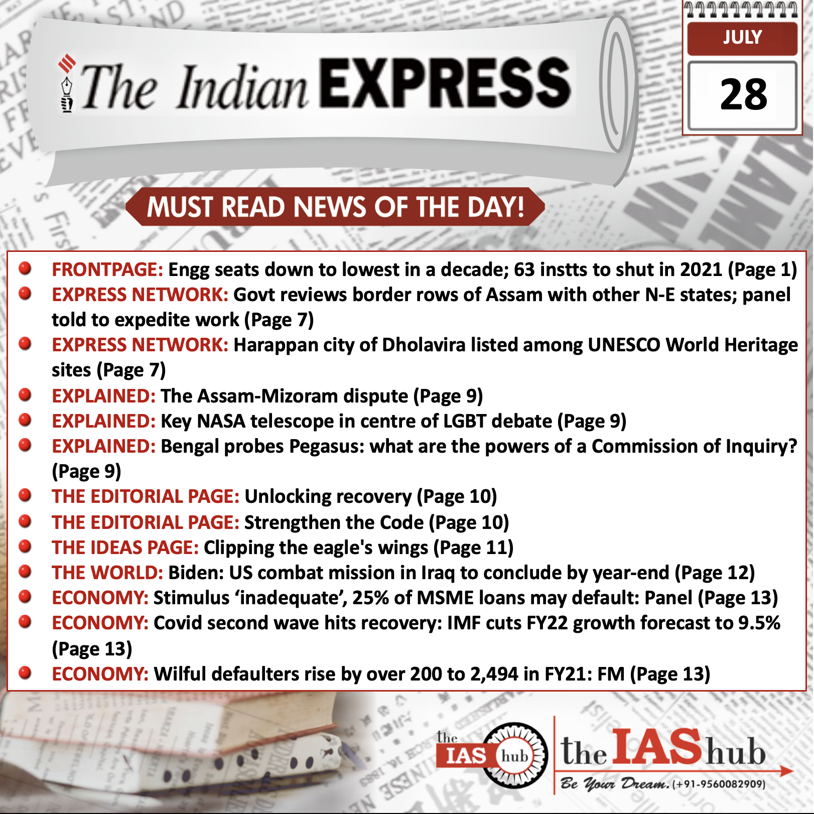 IE_Headlines_28 July_ theiashub