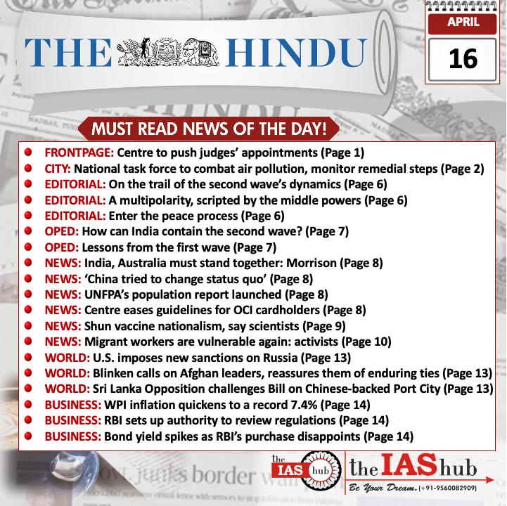 TH_Headlines_16 April_theIAShub