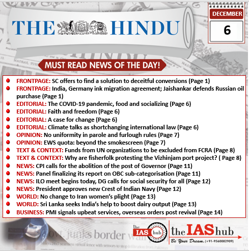 TH_6th Dec_Daily Headlines