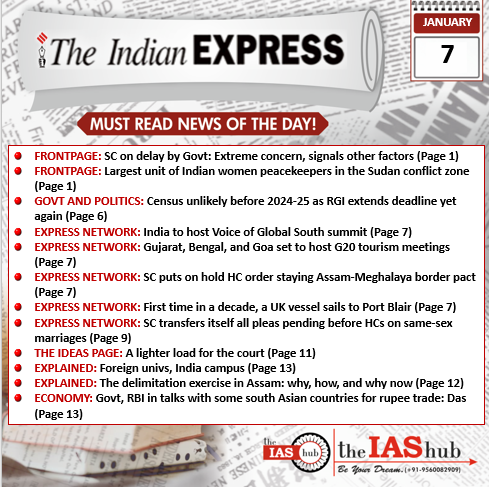 IE_7th January_Daily Headlines