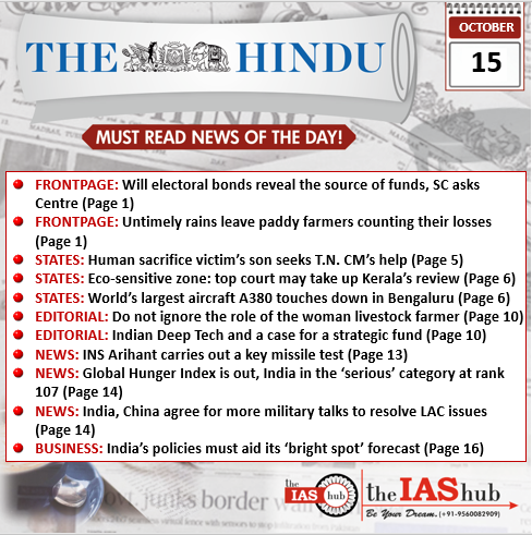 TH_15th Oct_Daily Headlines