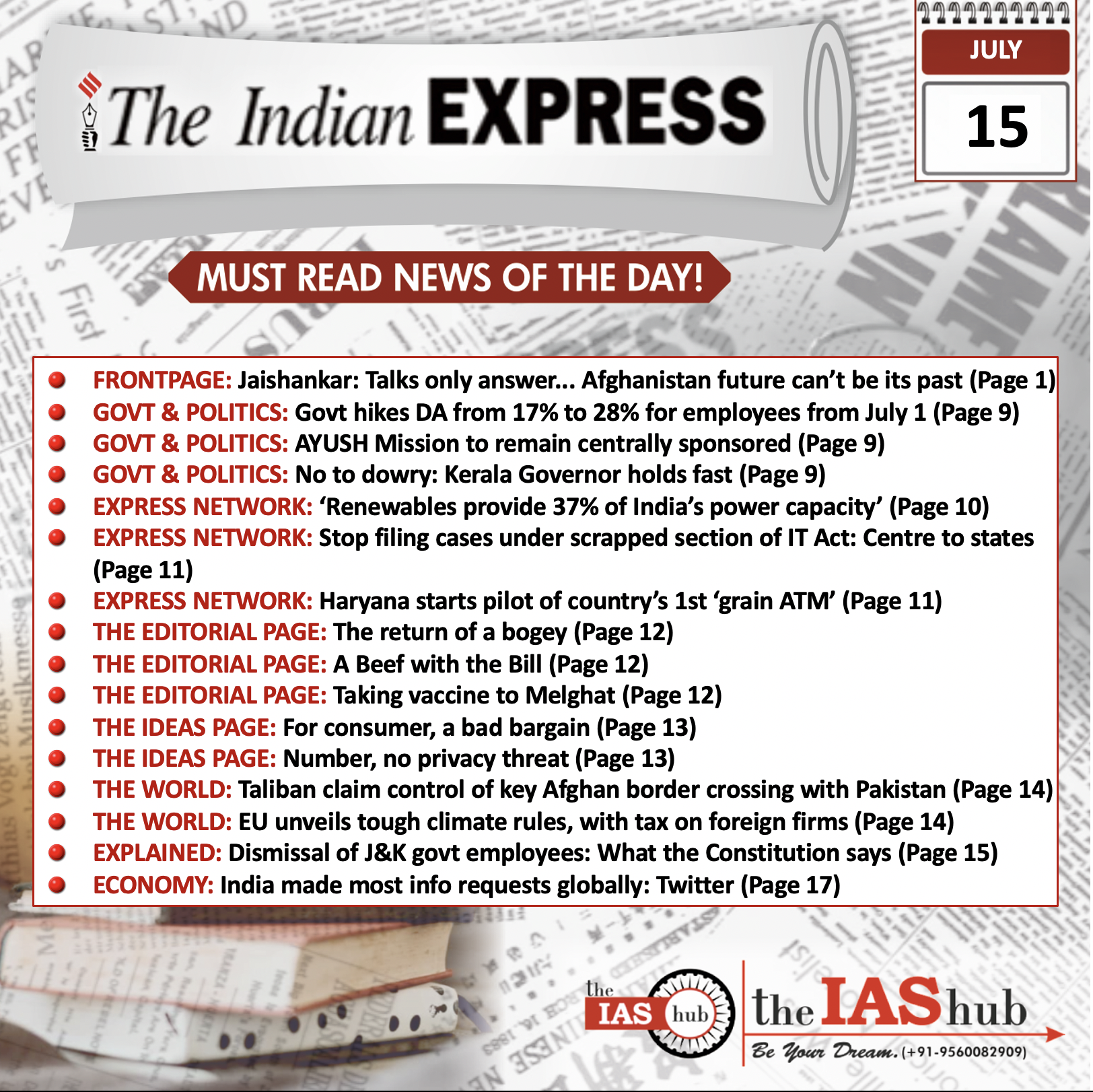 IE-Headlines-15 July-theIAShub