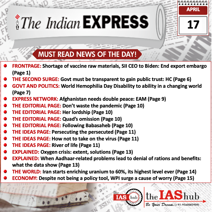 IE_Headlines_17 April_theIAShub
