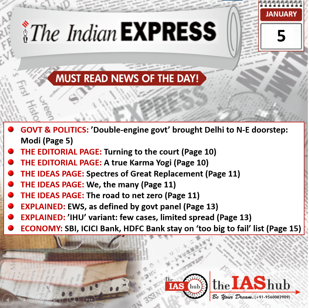 Indian Express 5 jan