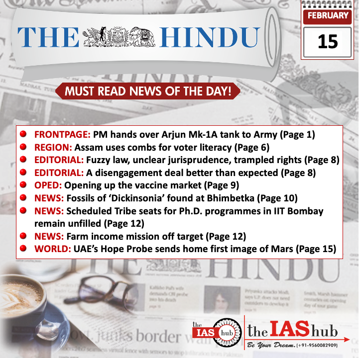 The Hindu_Headlines_15 Feb_theIAShub