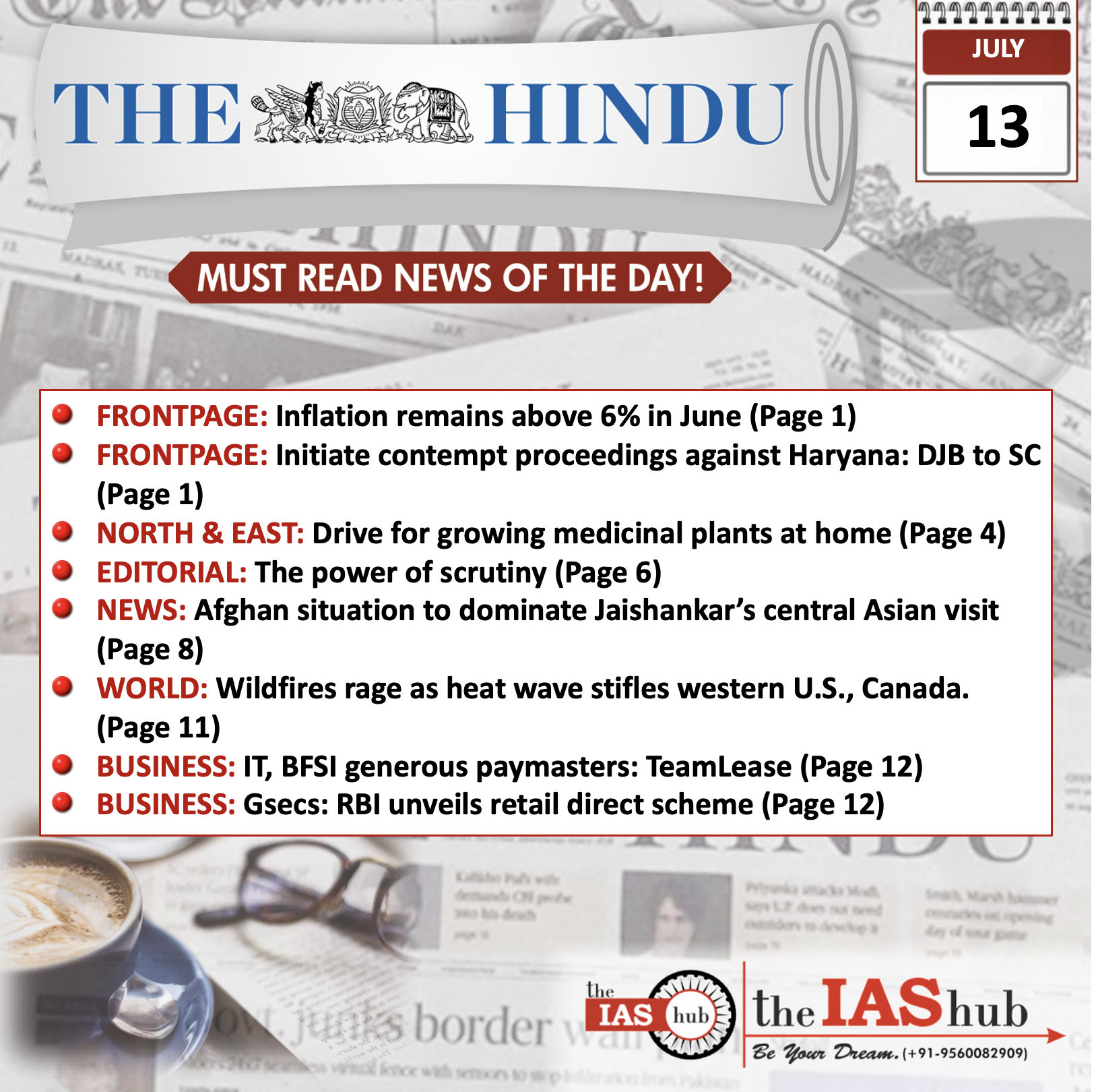 TH-Headlines-13 July-theIAShub