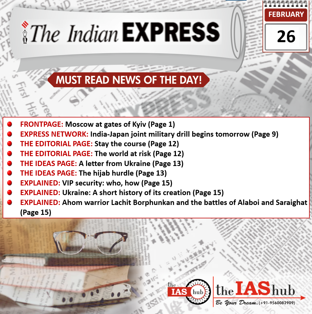 Indian Express 26 Feb