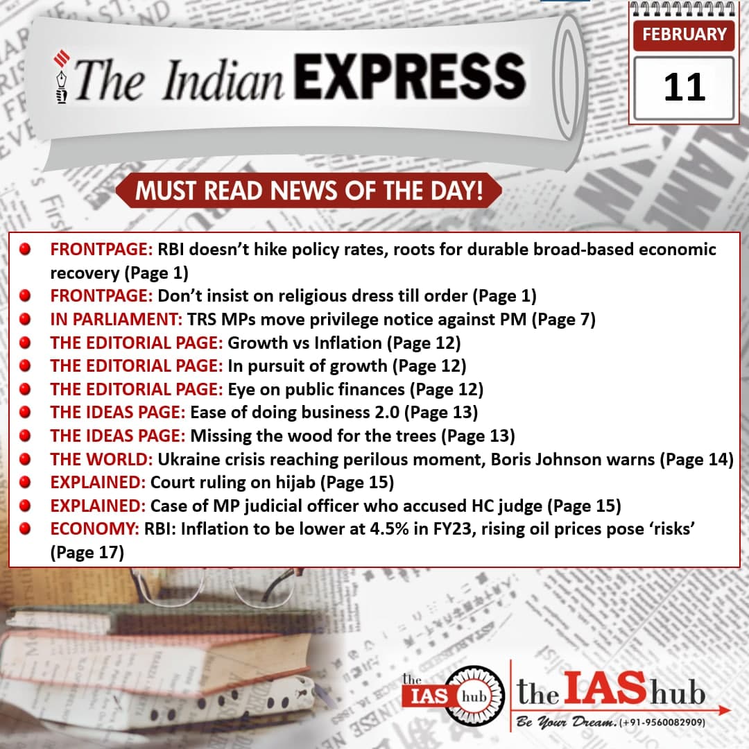 Indian Express 11 Feb