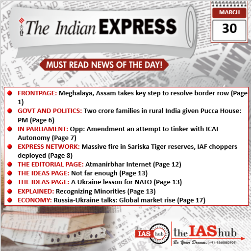Indian Express 30 March